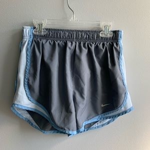 Nike grey and blue Dri-Fit shorts!